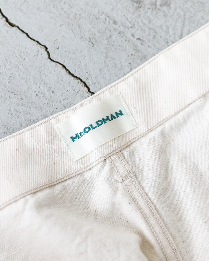 Mr.OLDMAN ミスターオールドマン OLDMAN DENIM FATIGUE PANTS Natural