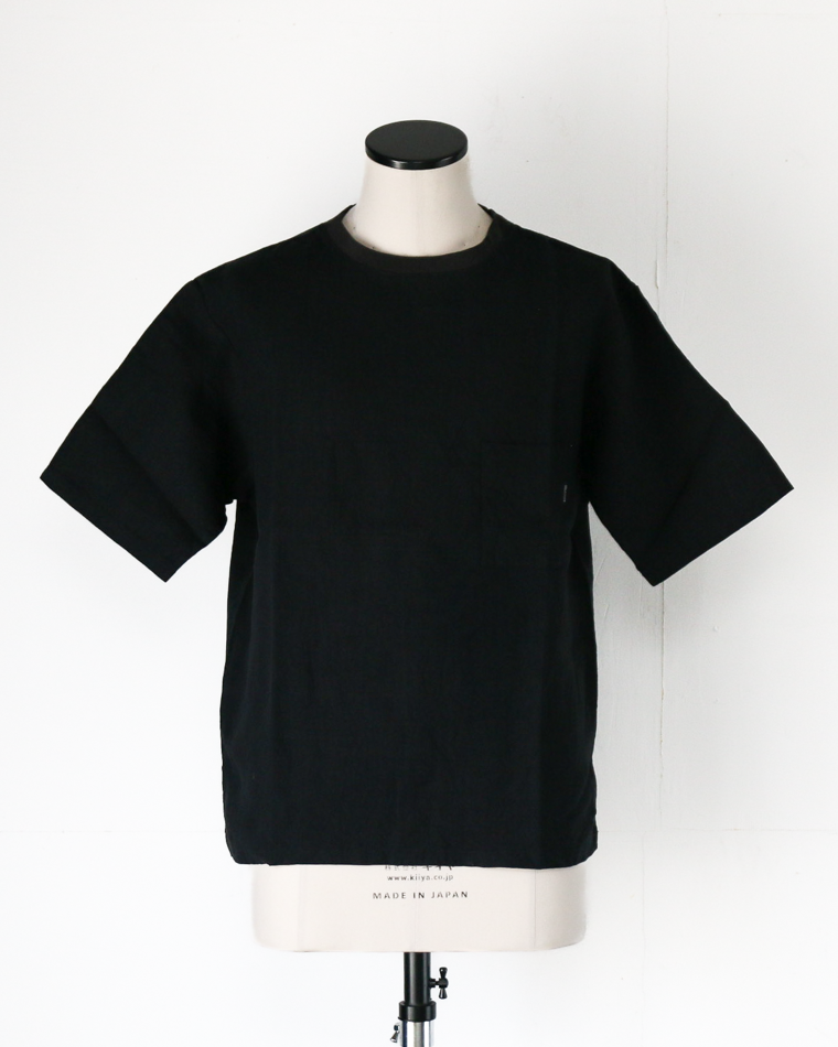 DELICIOUS LINEN Big T BLACK