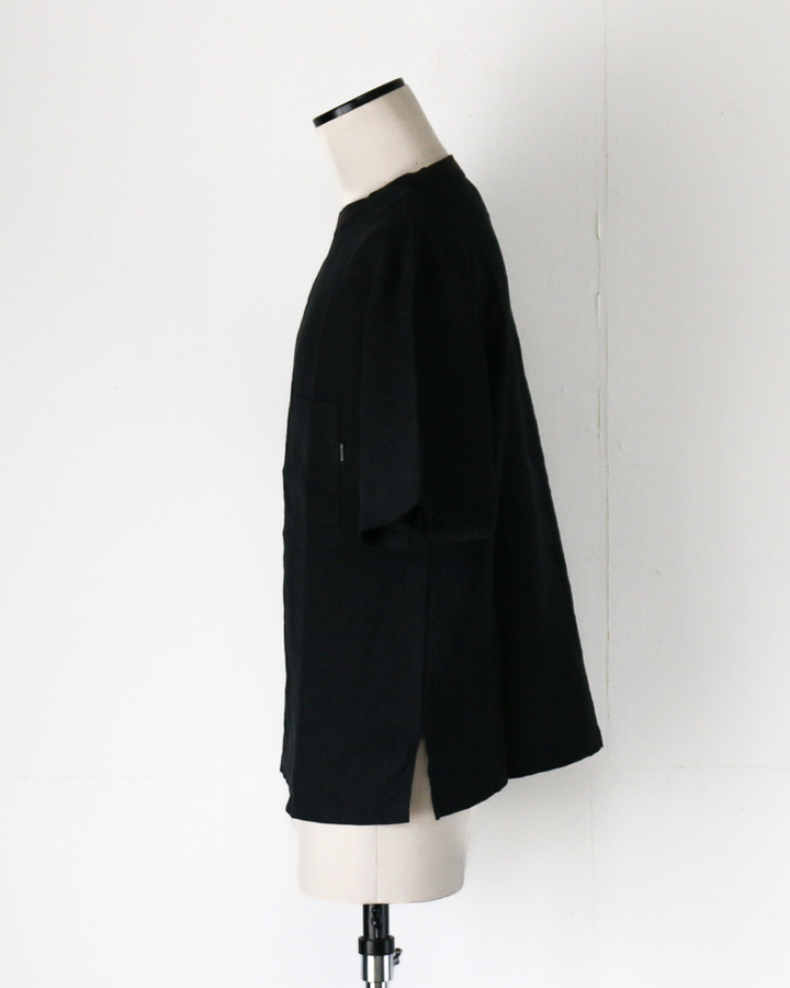 DELICIOUS LINEN Big T BLACK