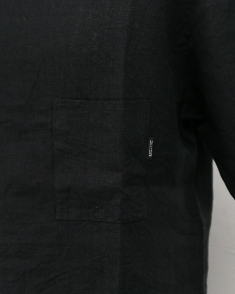 DELICIOUS LINEN Big T BLACK