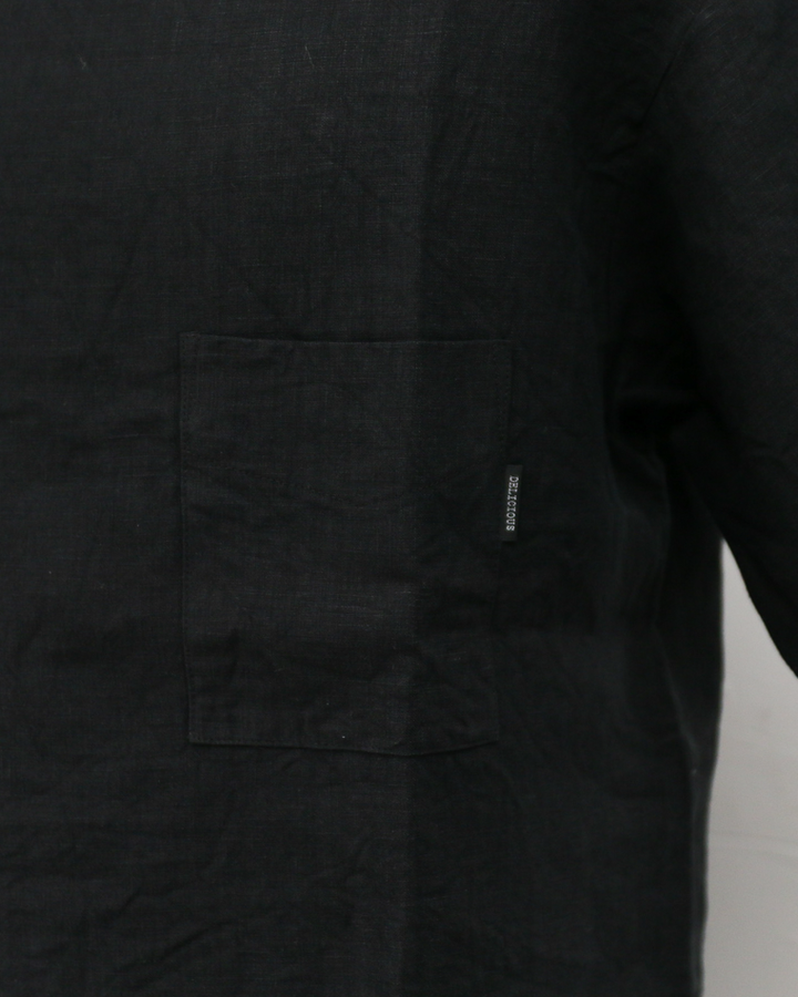 DELICIOUS LINEN Big T BLACK