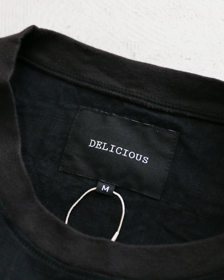 DELICIOUS LINEN Big T BLACK