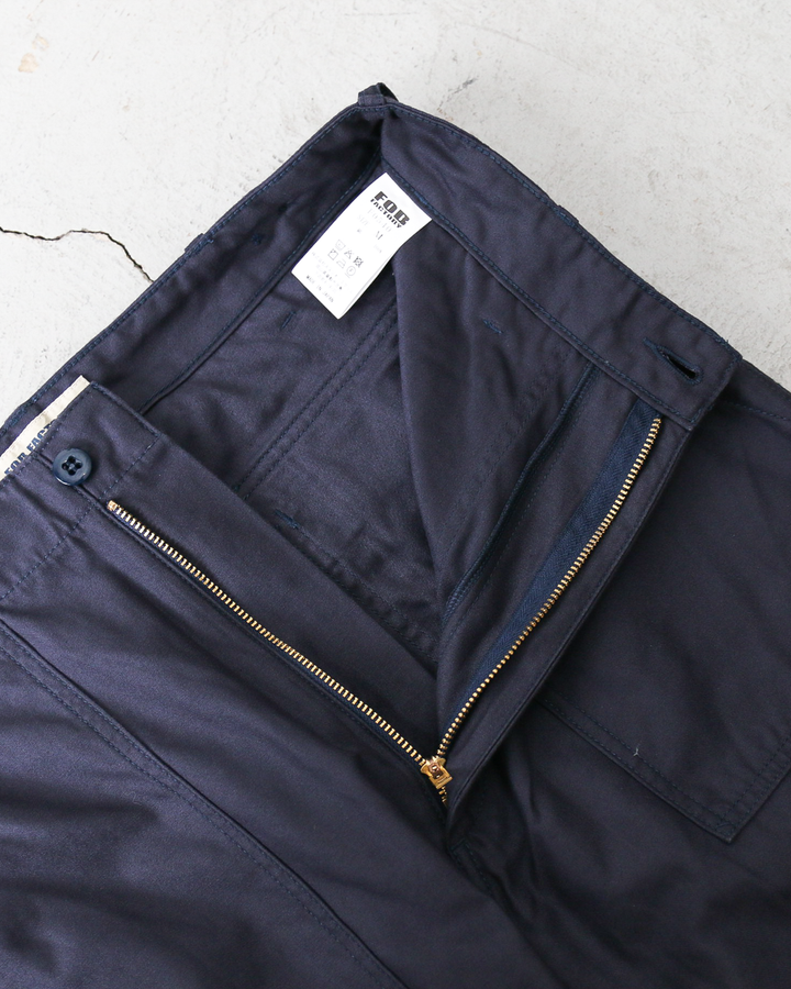 FOB factory エフオービーファクトリー F0540 BAKER PANTS TYPE2 Navy