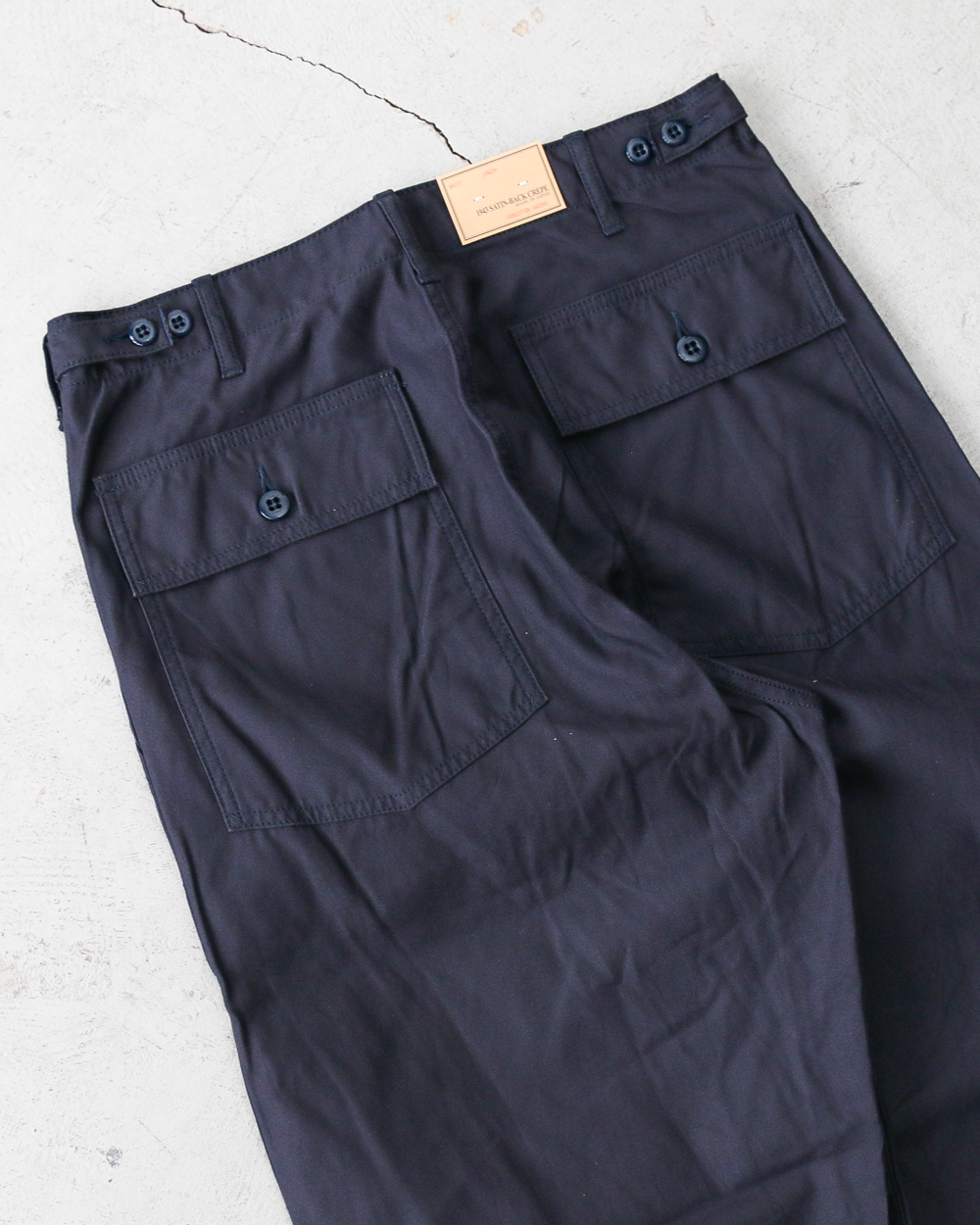 FOB factory エフオービーファクトリー F0540 BAKER PANTS TYPE2 Navy