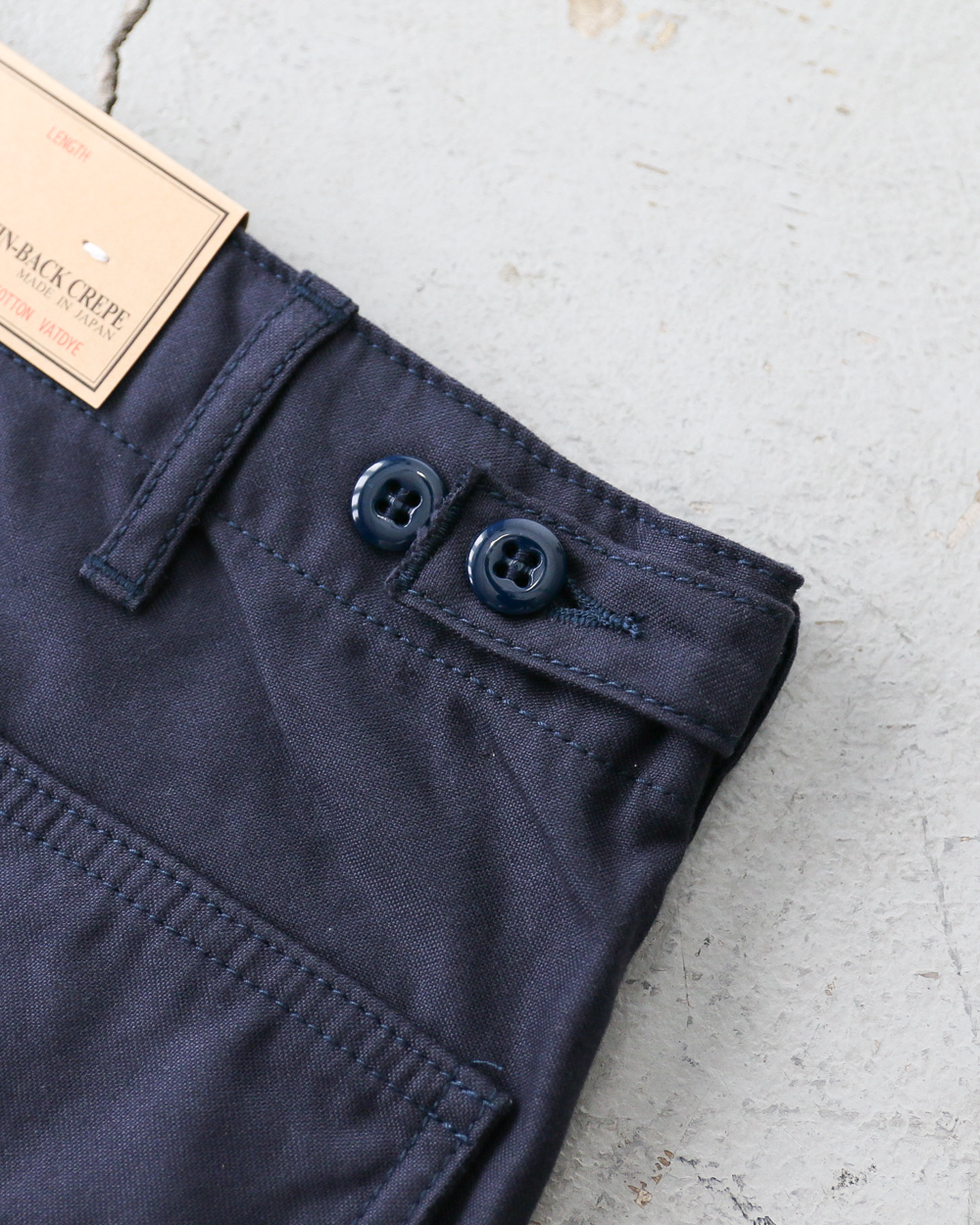 FOB factory エフオービーファクトリー F0540 BAKER PANTS TYPE2 Navy
