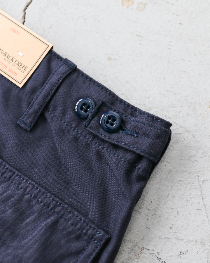FOB factory エフオービーファクトリー F0540 BAKER PANTS TYPE2 Navy