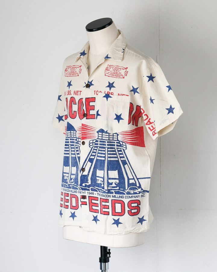 JUNK VINTAGE ジャンクヴィンテージ FLOWER SACK SHIRT