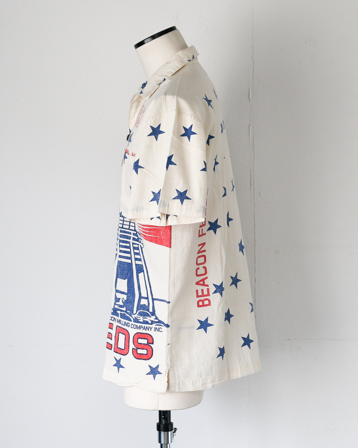 JUNK VINTAGE ジャンクヴィンテージ FLOWER SACK SHIRT
