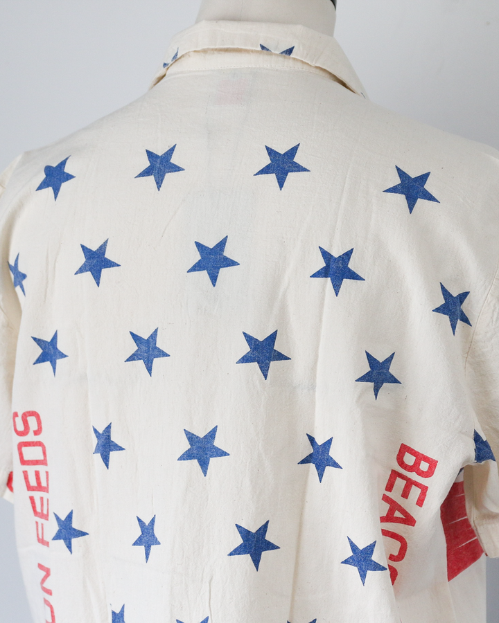 JUNK VINTAGE ジャンクヴィンテージ FLOWER SACK SHIRT