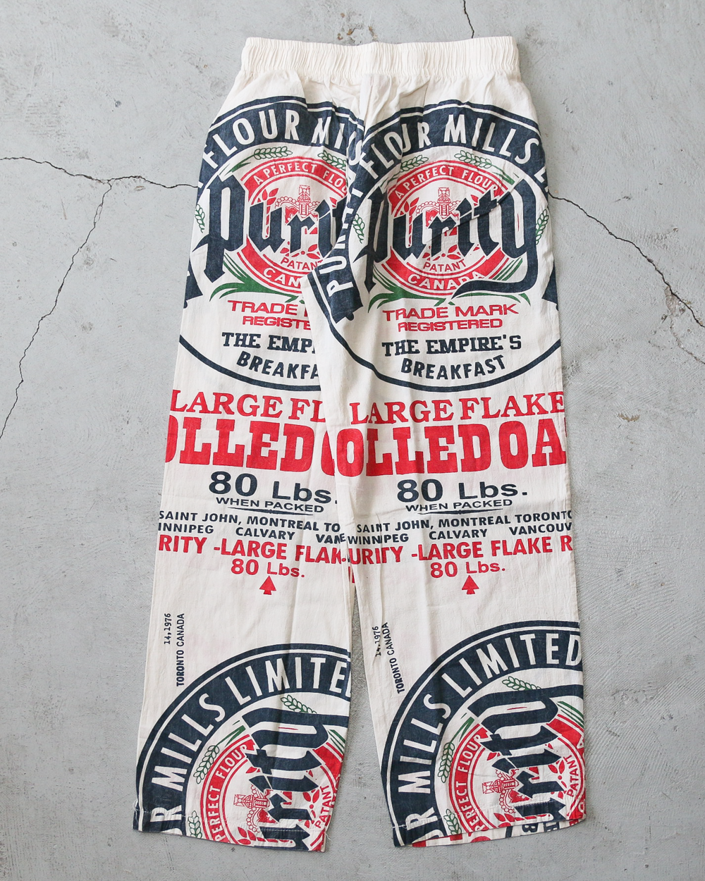 JUNK VINTAGE ジャンクヴィンテージ FLOWER SACK PANTS