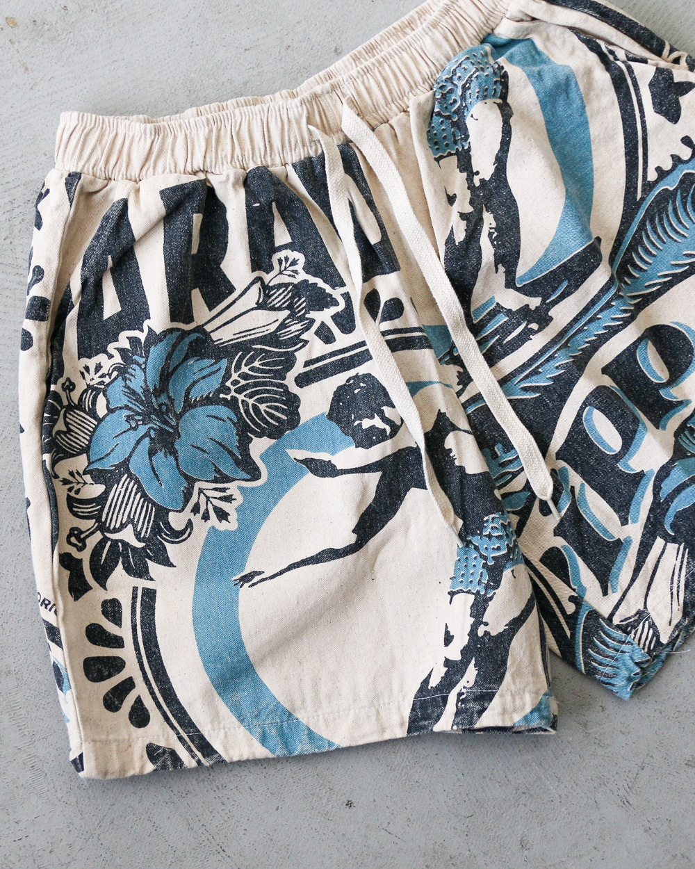 JUNK VINTAGE ジャンクヴィンテージ FLOWER SACK SHORTS