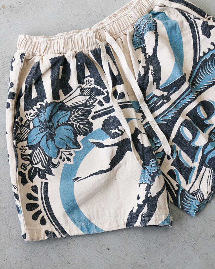 JUNK VINTAGE ジャンクヴィンテージ FLOWER SACK SHORTS