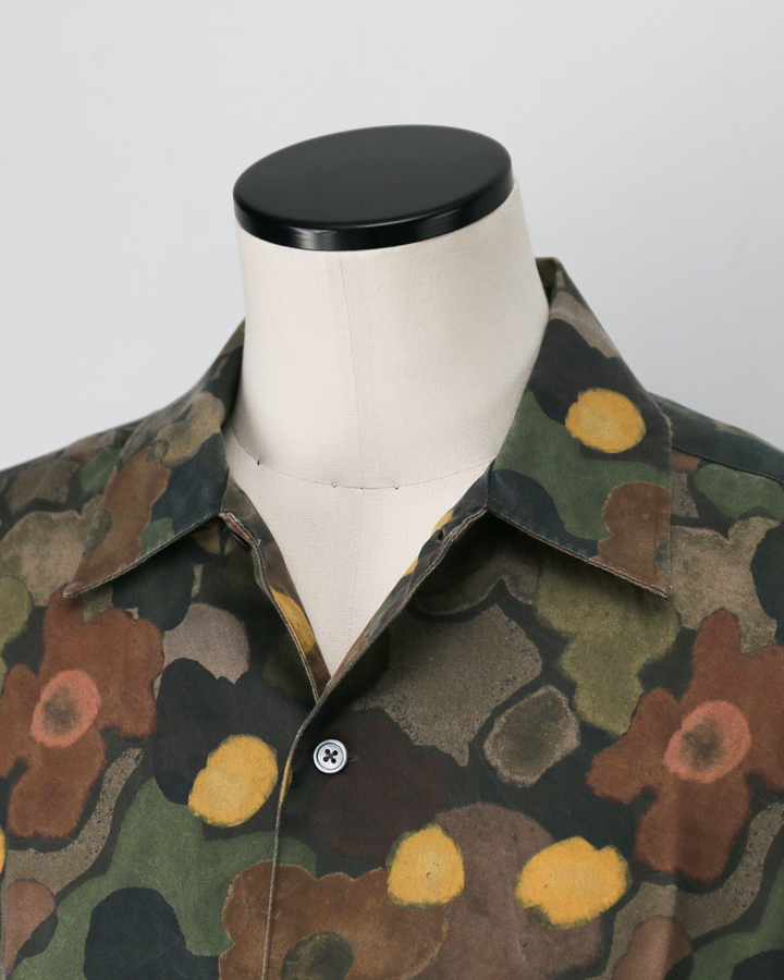 FAR AFIELD Busey Shirt - Yami Floral Brown Multi