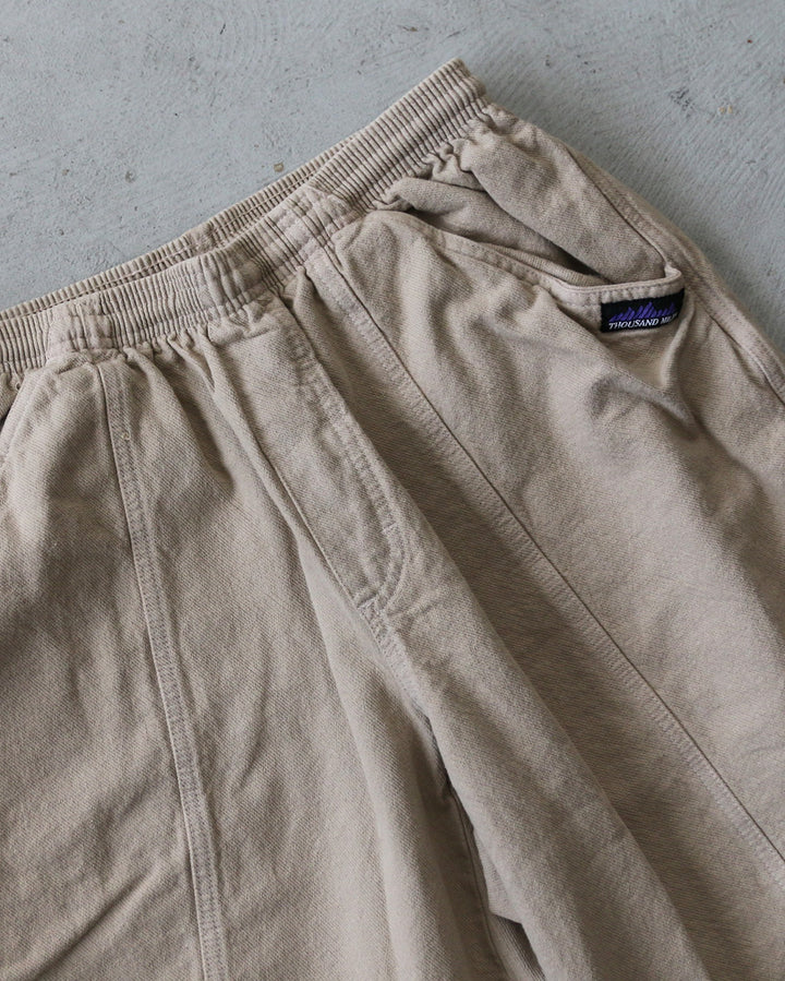 THOUSAND MILE サウザンドマイル All Cotton Summer Shorts Khaki