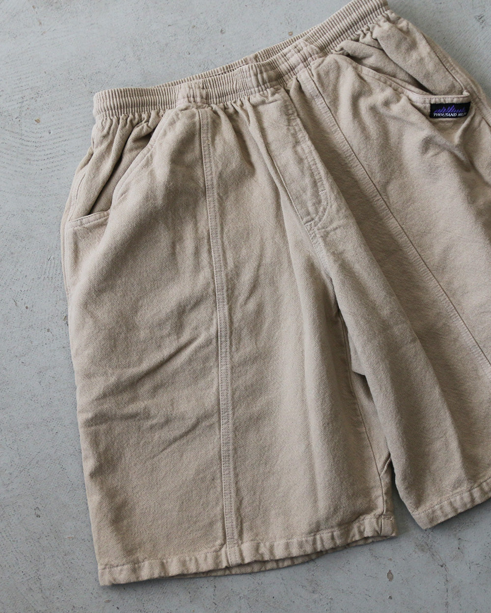 THOUSAND MILE サウザンドマイル All Cotton Summer Shorts Khaki
