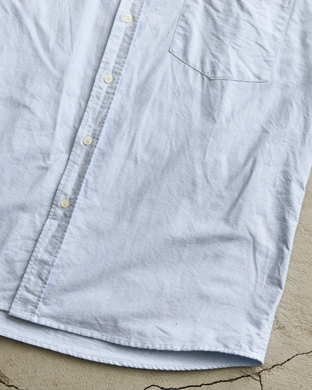 Dead Stock UK Utility Oxford BD Shirt Sax