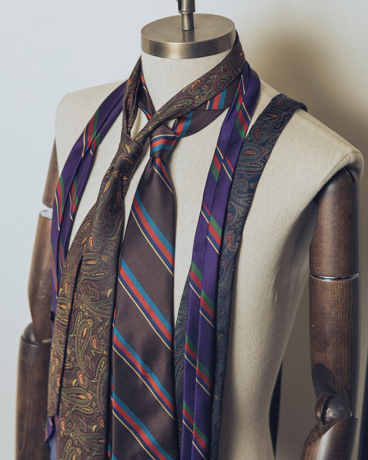 NAVY ROOTS ネイビールーツ NR-TE26-00-2 Archive Paisley Necktie