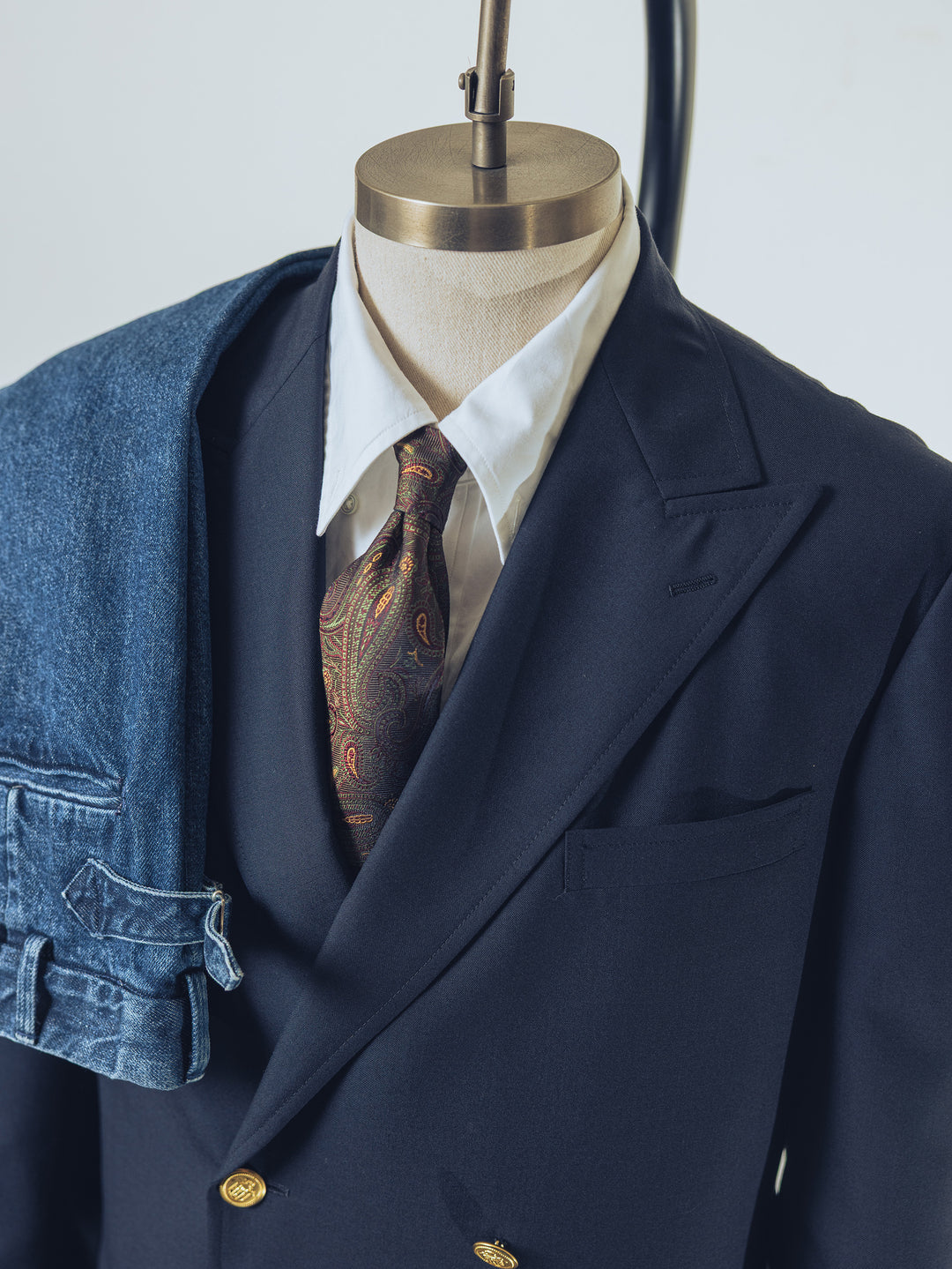 NAVY ROOTS ネイビールーツ NR-TE26-00-2 Archive Paisley Necktie