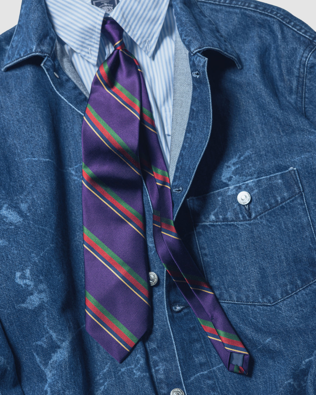 NAVY ROOTS ネイビールーツ NR-TE26-00-1 Archive Stripe Necktie