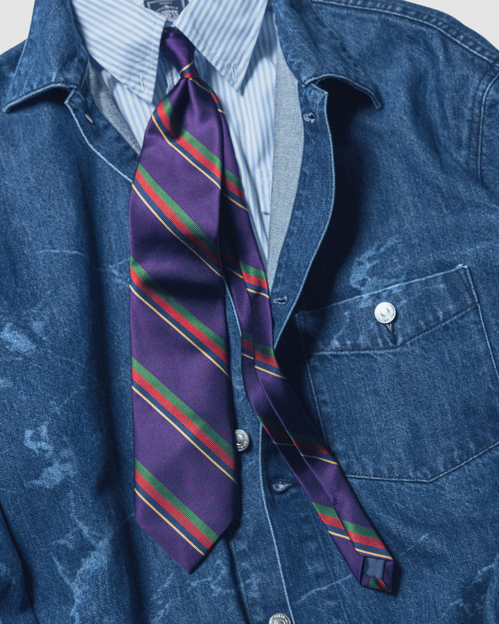 NAVY ROOTS ネイビールーツ NR-TE26-00-1 Archive Stripe Necktie