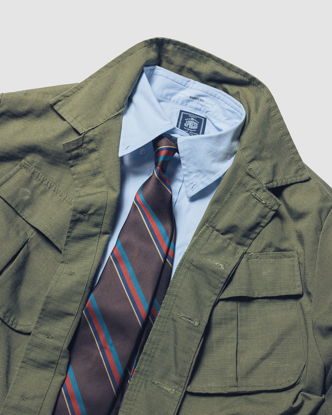 NAVY ROOTS ネイビールーツ NR-TE26-00-1 Archive Stripe Necktie
