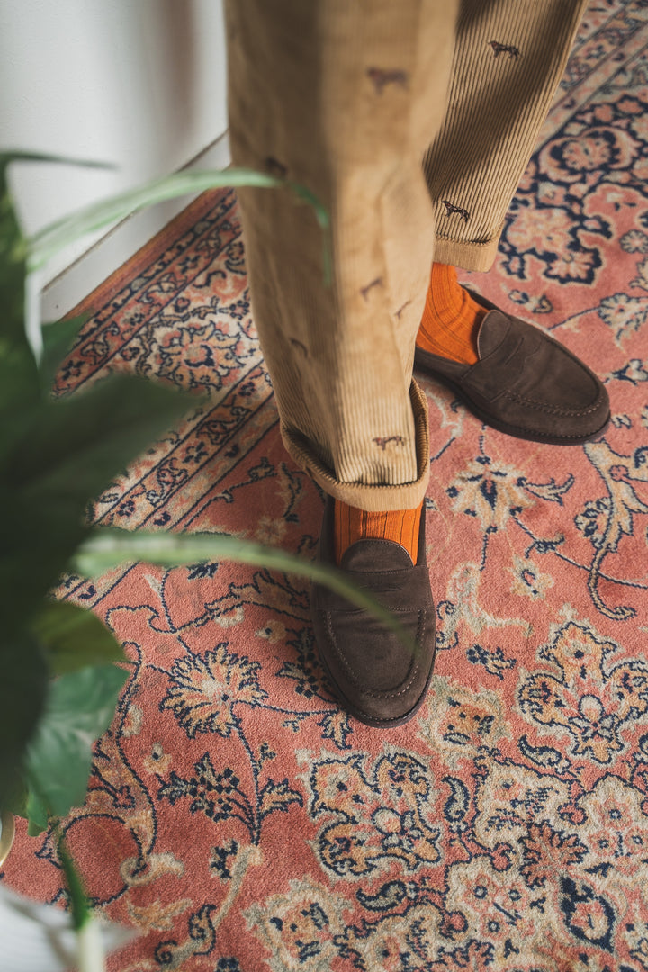 NAVY ROOTS ネイビールーツ Pile Color Rib Socks