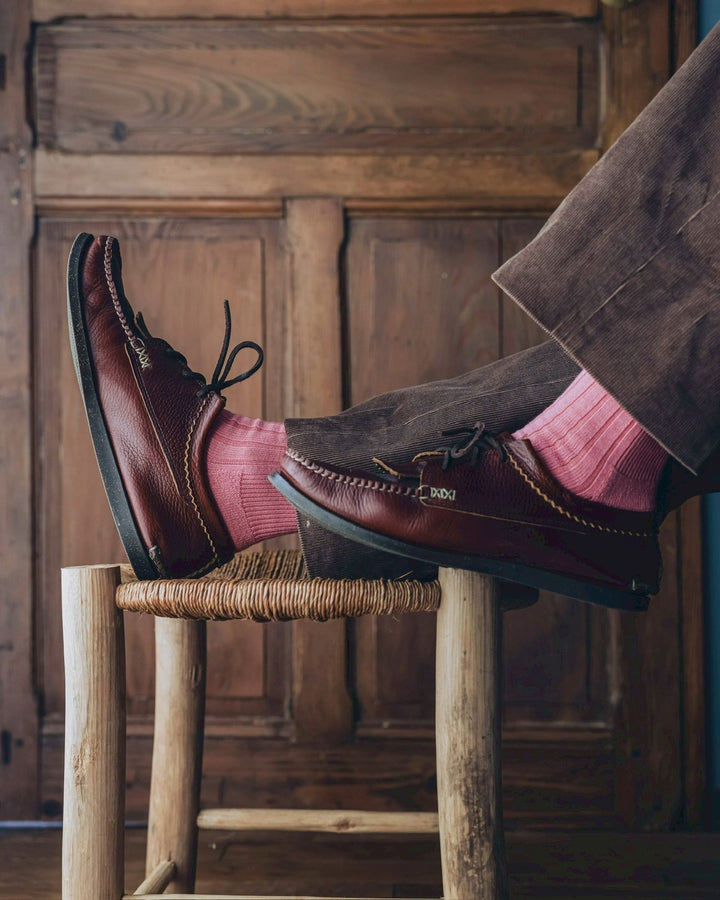 NAVY ROOTS ネイビールーツ Pile Color Rib Socks