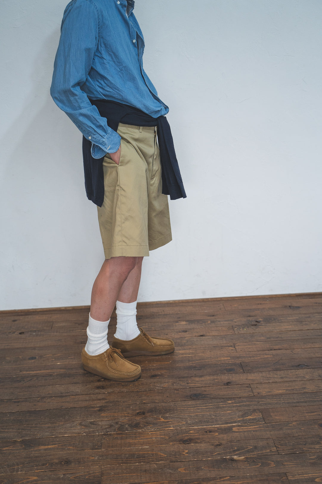NAVY ROOTS ネイビールーツ Pile Color Rib Socks