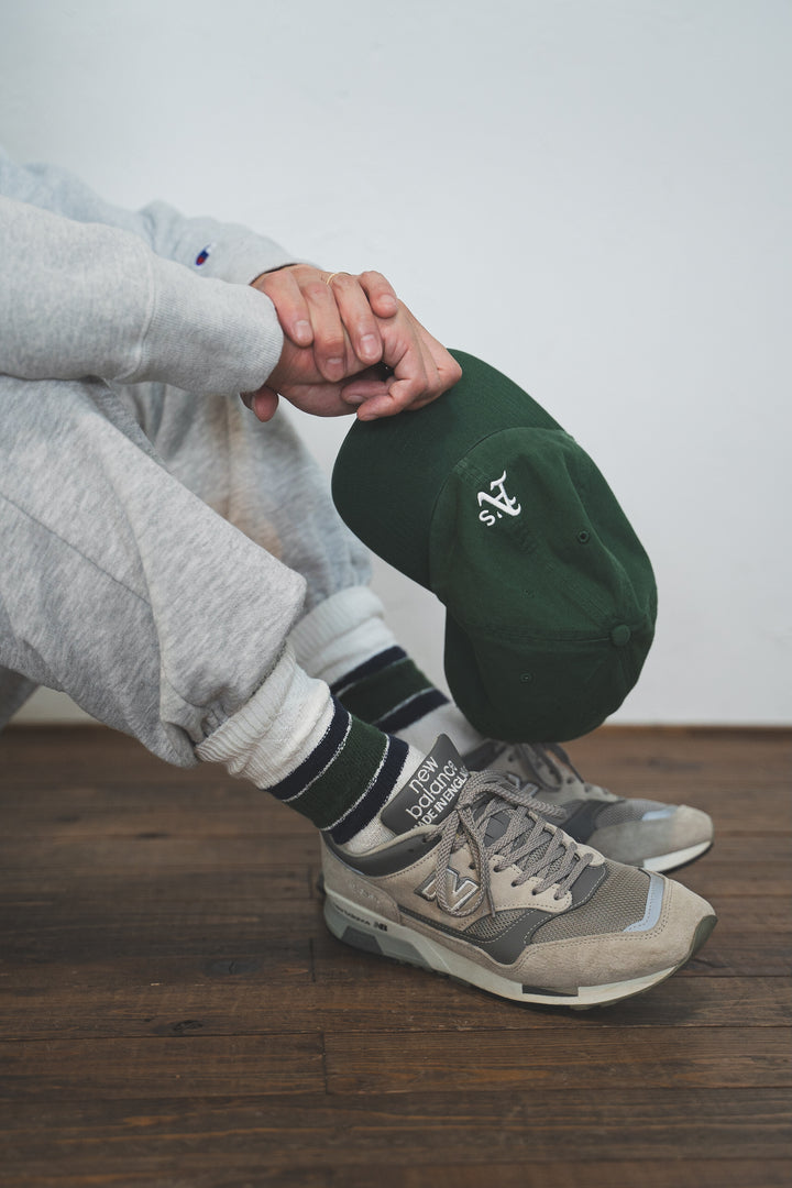NAVY ROOTS ネイビールーツ Cable Border Socks