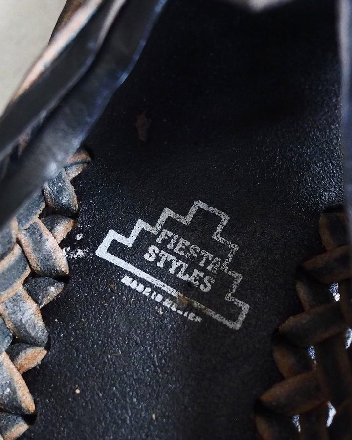 HUARACHE MEXICAN SANDAL handmade in Mexico BLACK
