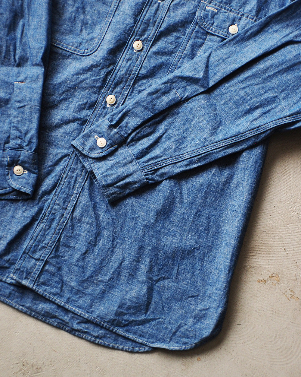 WAREHOUSE Lot.3048 BIG YANK TYPE CHAMBRAY SHIRT