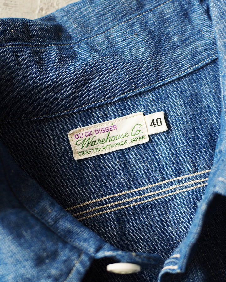 WAREHOUSE Lot.3048 BIG YANK TYPE CHAMBRAY SHIRT