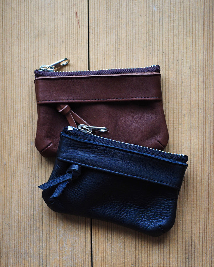 Mr.OLDMAN Leather Zip Pouch