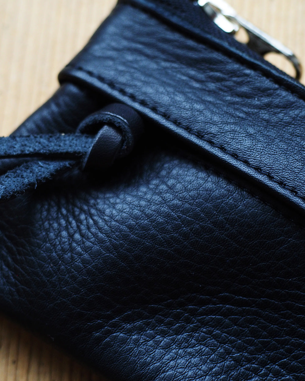 Mr.OLDMAN Leather Zip Pouch