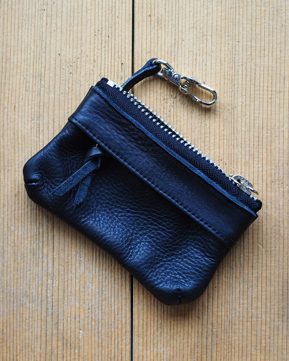 Mr.OLDMAN Leather Zip Pouch