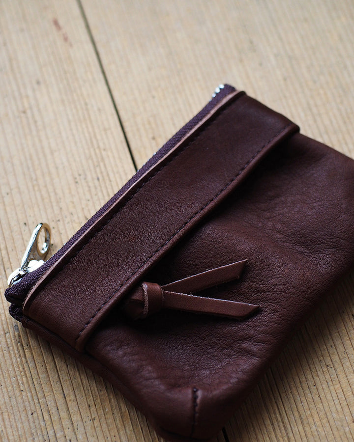 Mr.OLDMAN Leather Zip Pouch