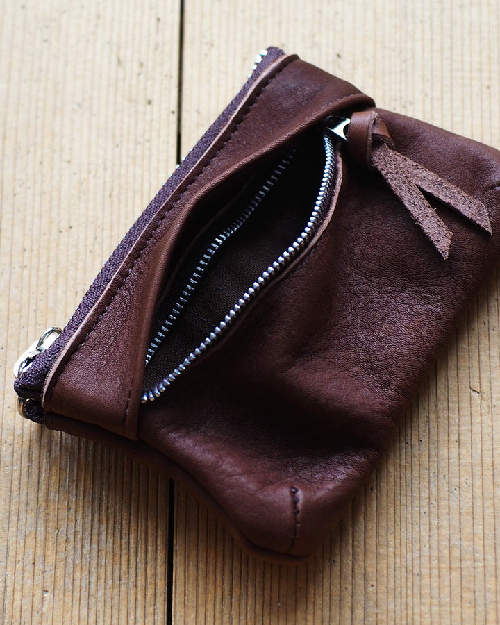 Mr.OLDMAN Leather Zip Pouch