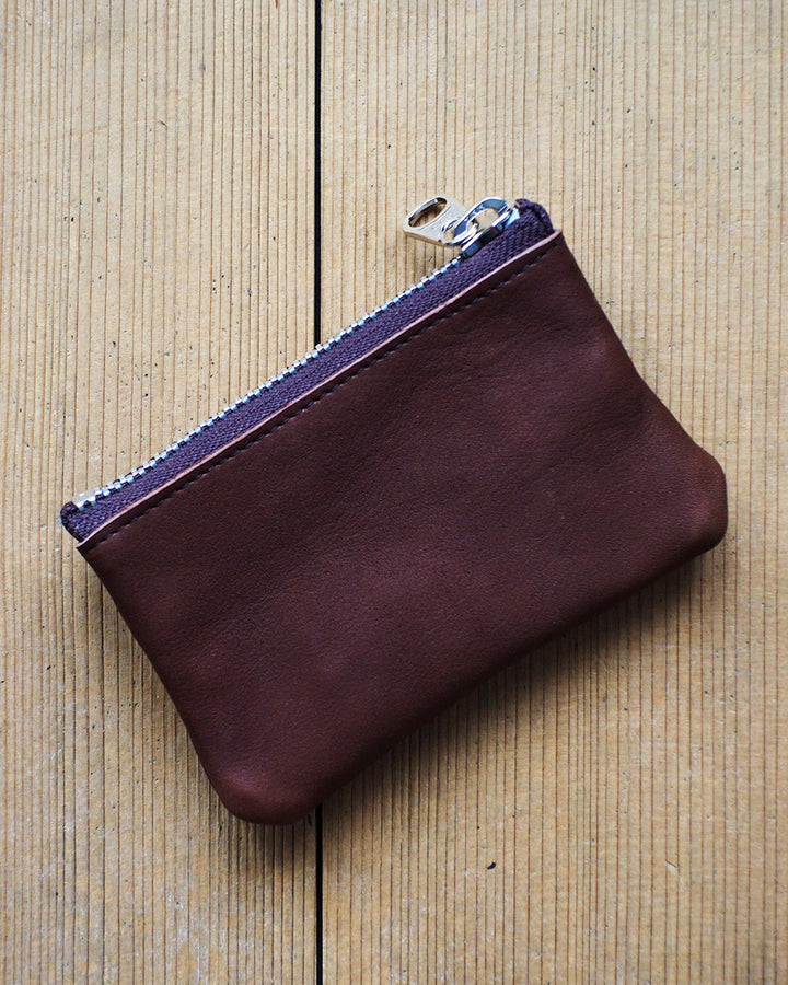 Mr.OLDMAN Leather Zip Pouch