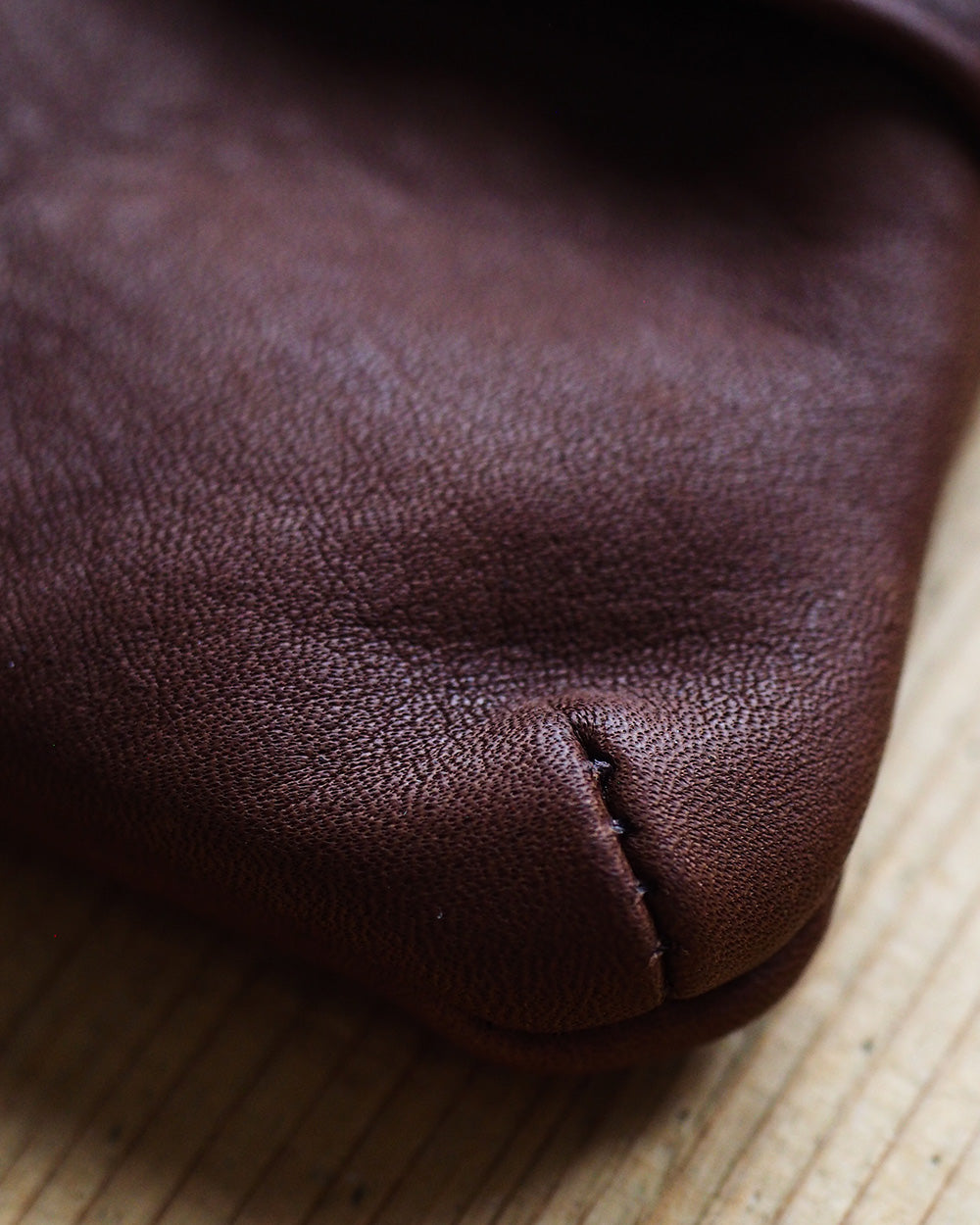 Mr.OLDMAN Leather Zip Pouch
