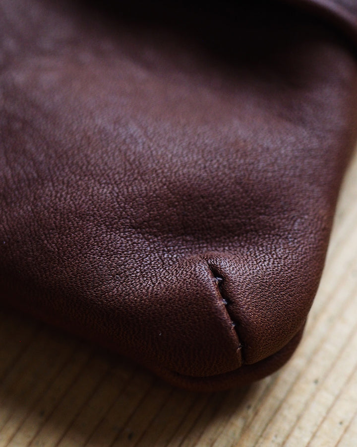 Mr.OLDMAN Leather Zip Pouch