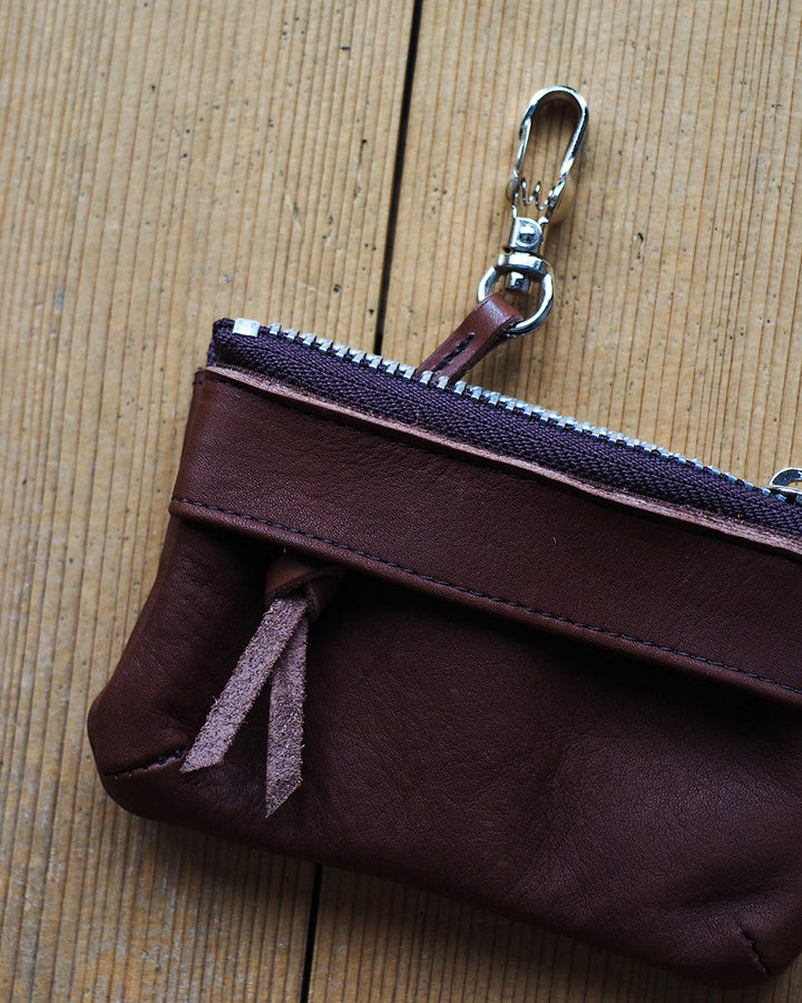 Mr.OLDMAN Leather Zip Pouch