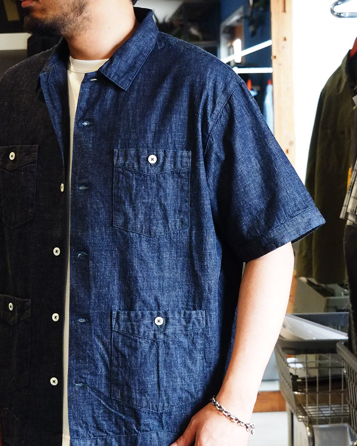 COLIMBO ZB-0306 Havana Drifter Shirt 10oz Denim
