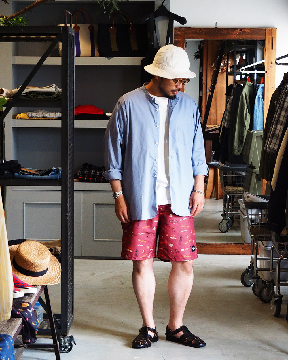 Seaing Board Shorts VACATION Brown