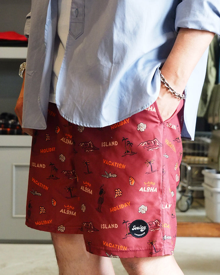 Seaing Board Shorts VACATION Brown