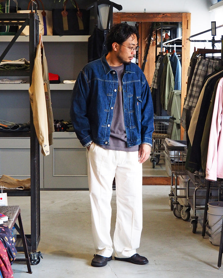 NECESSARY or UNNECESSARY NOUN PIN TUCK EASY PANTS Natural