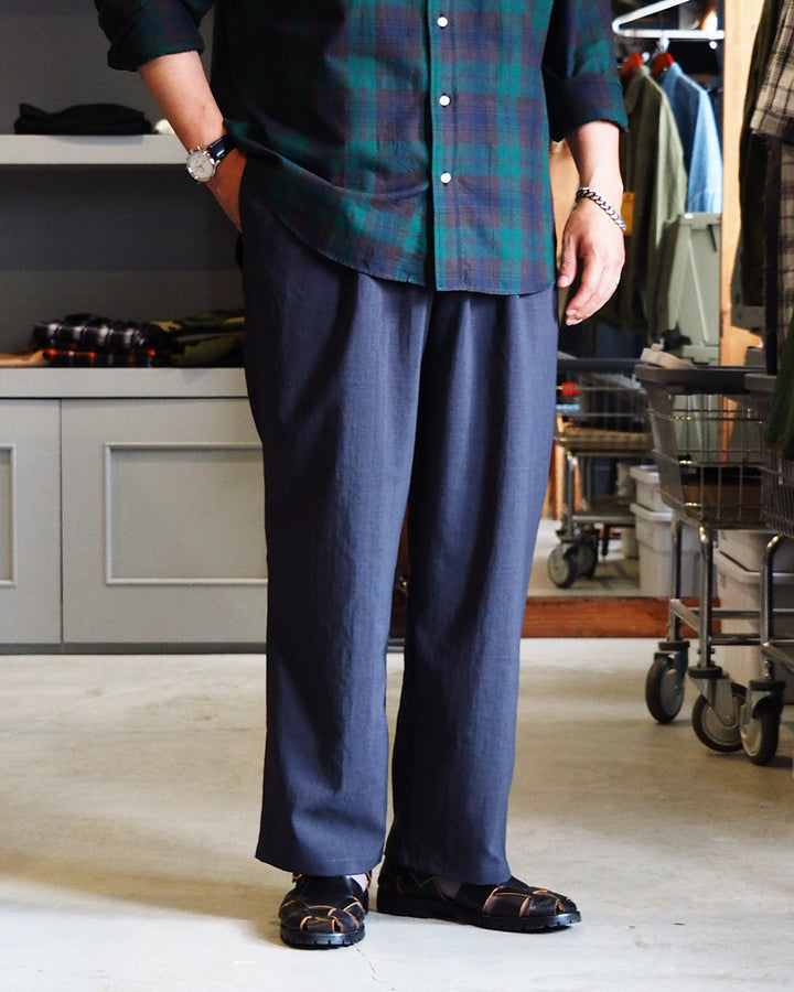 LAMOND NEW SEMI WIDE SHARI PANTS Black