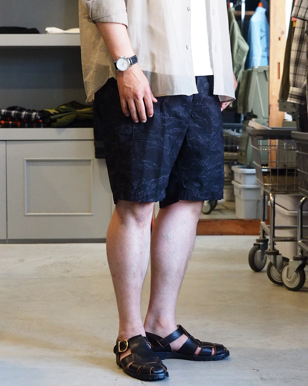 COLIMBO ZB-0222 コリンボ San Diego Harbor Pants "Black Tiger"