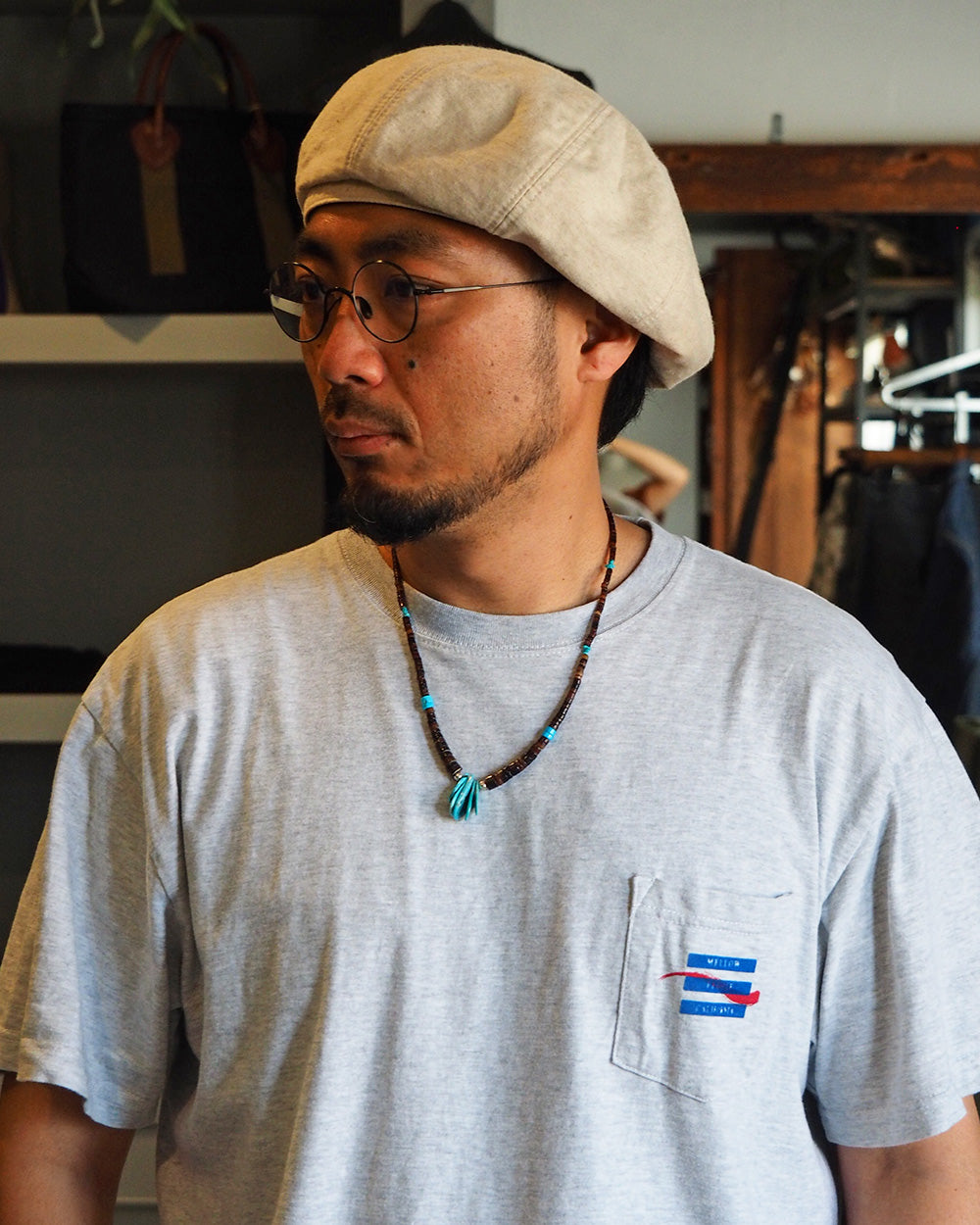 Santo Doming サントドミンゴ族 Heishi Beads Necklace