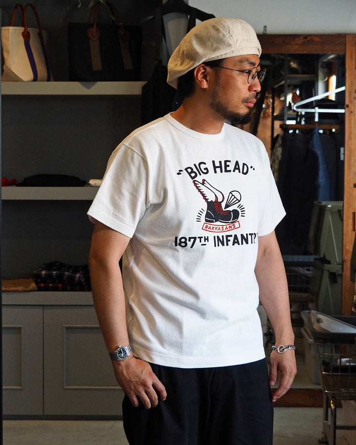 COLIMBO コリンボ ZV-0415 Norwalk Cotton Tee BIG HEAD White