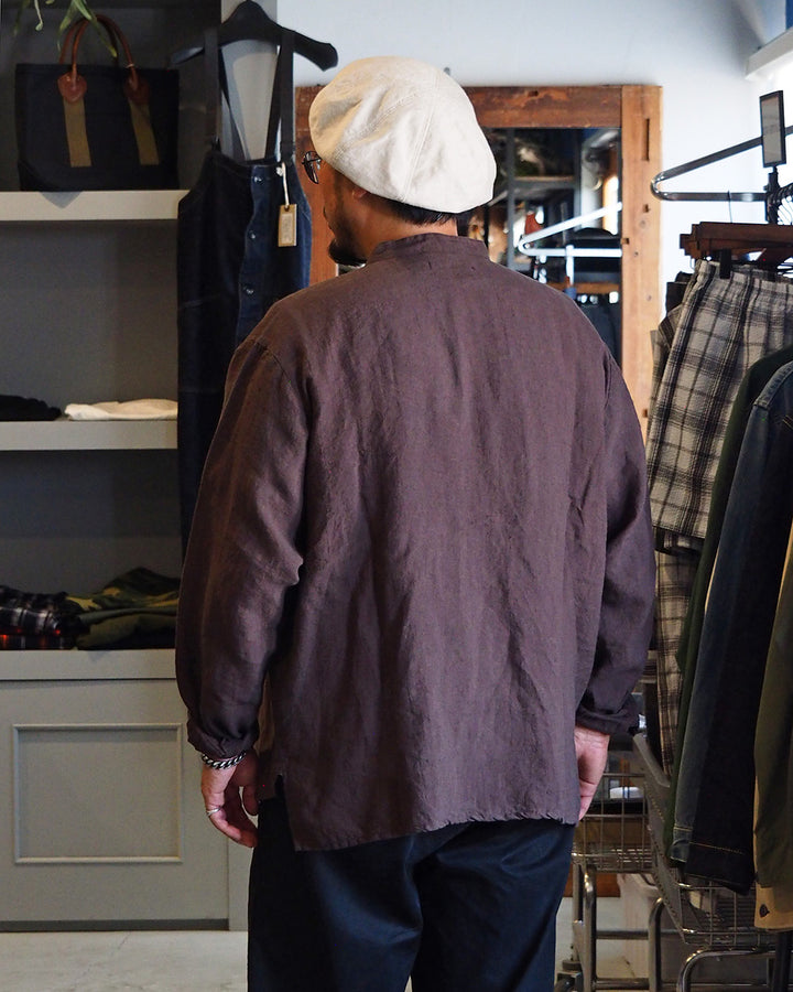 Nasngwam ナスングワム LIBERAL SHIRTS Charcoal